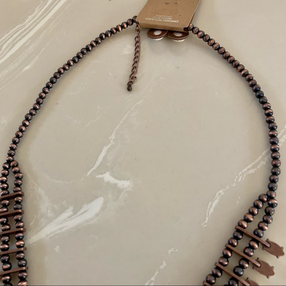 • NEW! Squash Blossom Jewelry Set • - Picture 9 of 14